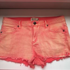 Scarlet Boulevard Coral Pink Shorts